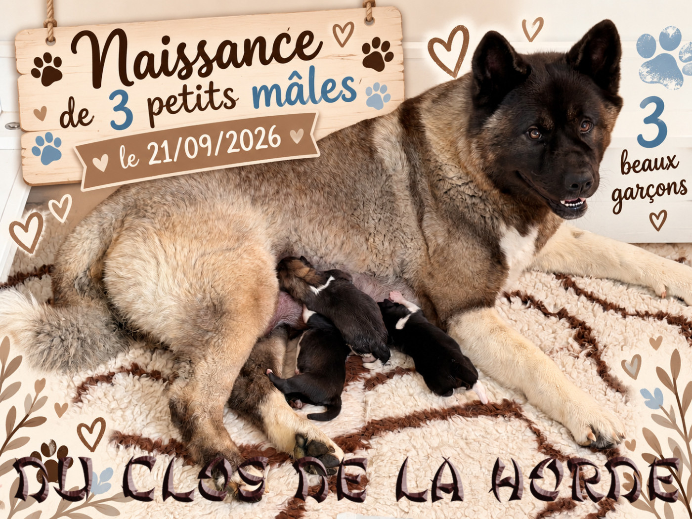 Les bébés de TESS et KUMO sont arrivés